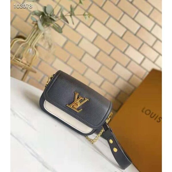 Louis Vuitton LV Women Lockme Tender Black Grained Calf Leather - Image 2
