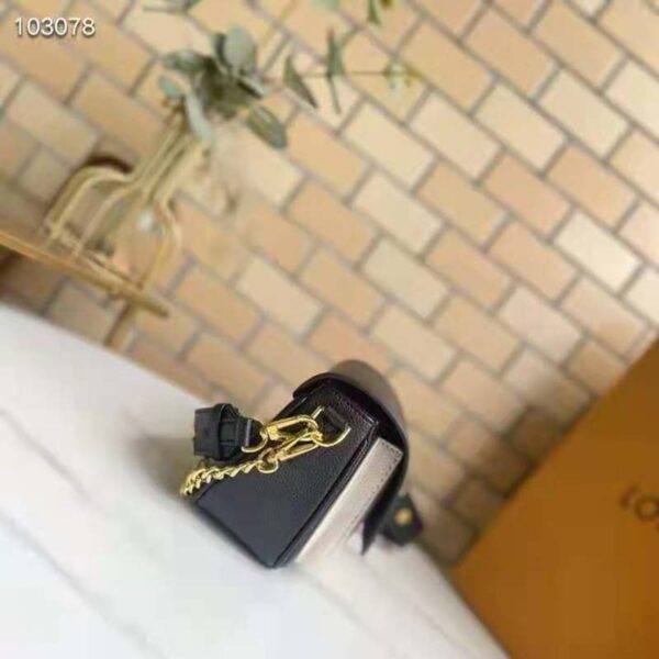 Louis Vuitton LV Women Lockme Tender Black Grained Calf Leather - Image 6