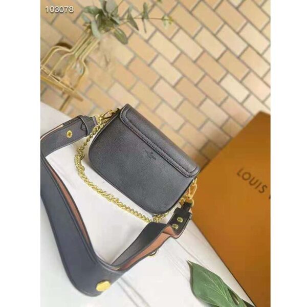 Louis Vuitton LV Women Lockme Tender Black Grained Calf Leather - Image 3