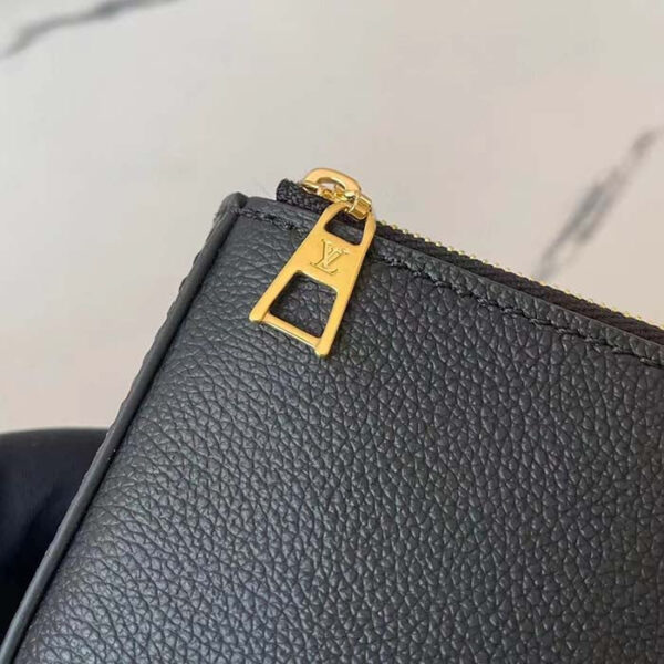Louis Vuitton LV Women Lockme Tender Pochette Black Cream Grained Calf Leather - Image 10