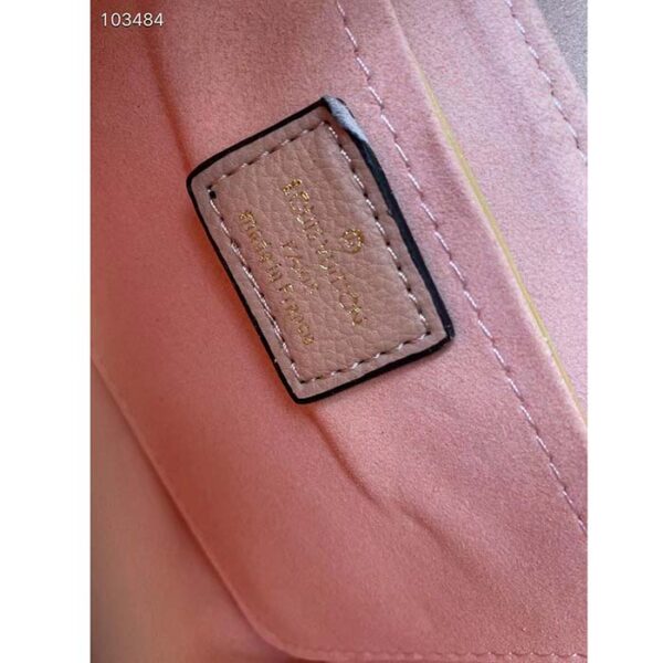 Louis Vuitton LV Women Lockme Tender Pochette Trianon Pink Quartz White Grained Calf - Image 10