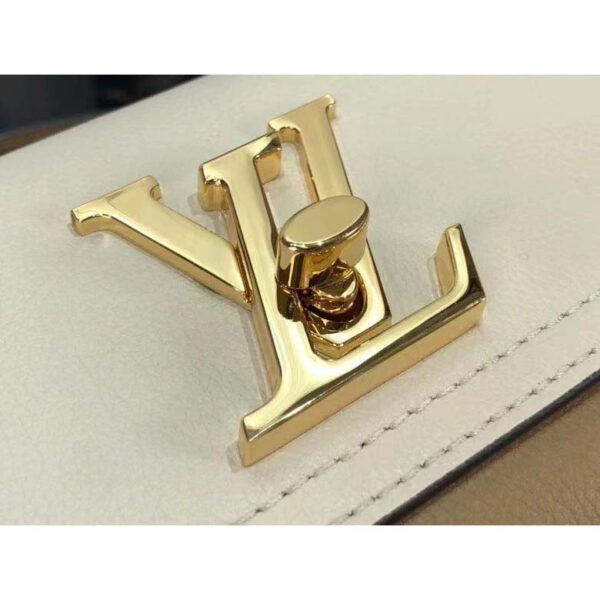 Louis Vuitton LV Women Lockme Tender Quartz White Grained Calf Leather - Image 7