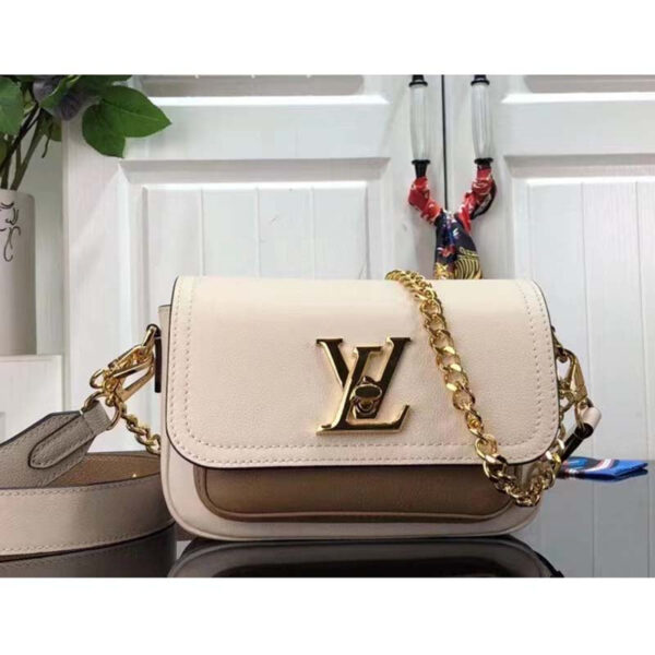 Louis Vuitton LV Women Lockme Tender Quartz White Grained Calf Leather - Image 2