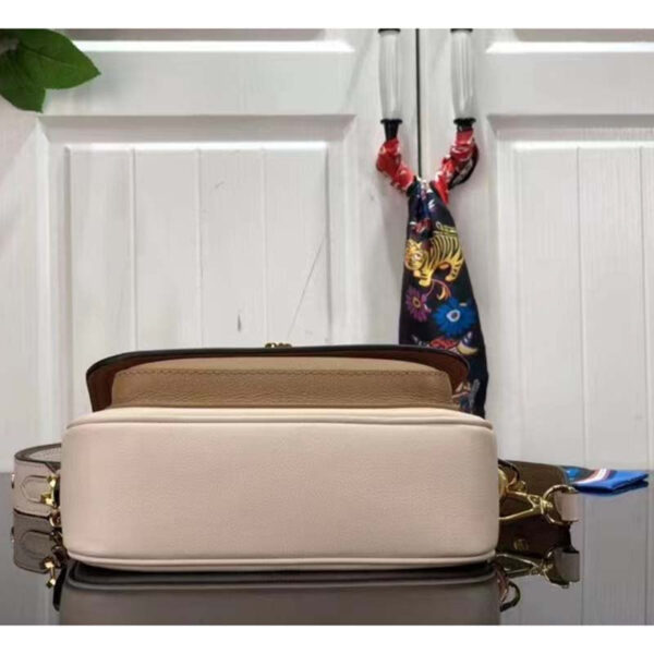 Louis Vuitton LV Women Lockme Tender Quartz White Grained Calf Leather - Image 5