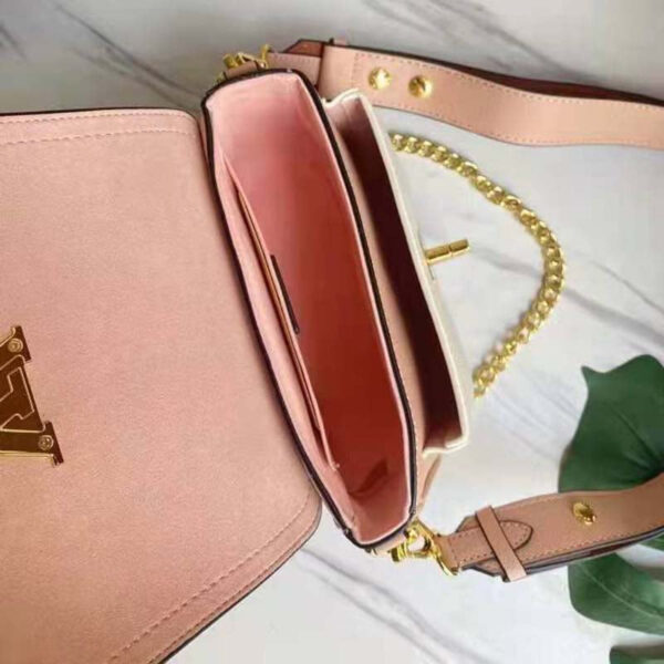 Louis Vuitton LV Women Lockme Tender Rosewater Pink Grained Calf Leather - Image 2