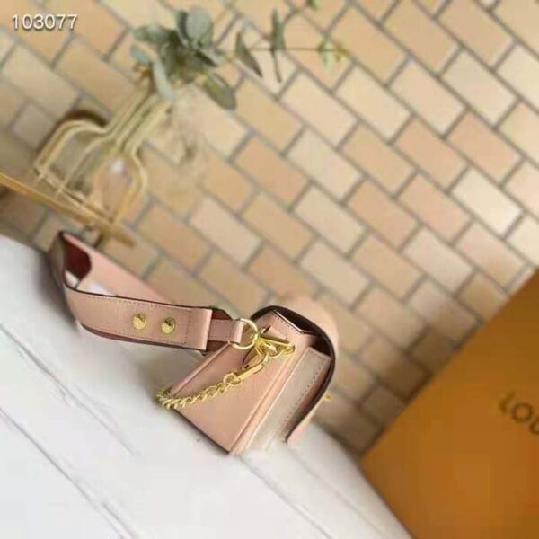 Louis Vuitton LV Women Lockme Tender Rosewater Pink Grained Calf Leather - Image 9