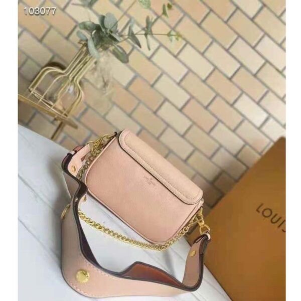 Louis Vuitton LV Women Lockme Tender Rosewater Pink Grained Calf Leather - Image 7