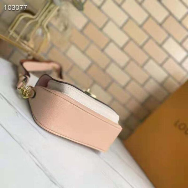 Louis Vuitton LV Women Lockme Tender Rosewater Pink Grained Calf Leather - Image 6