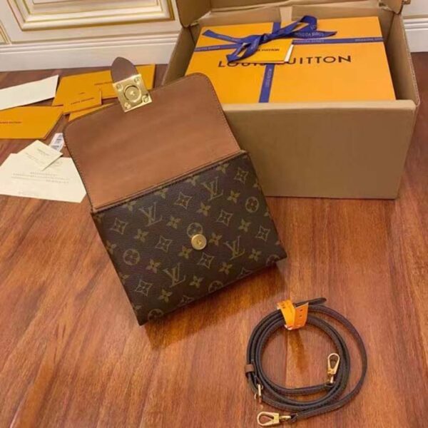 Louis Vuitton LV Women Locky BB Bag Brown Monogram Coated Canvas Smooth Cowhide - Image 5