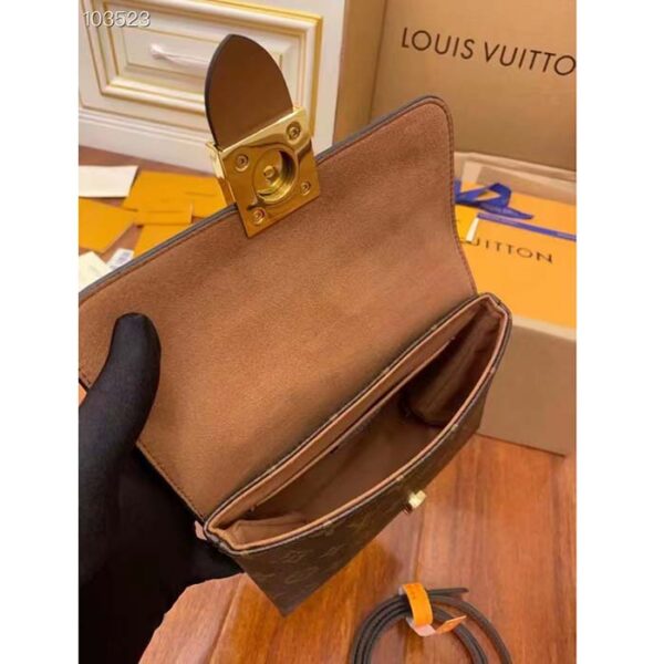 Louis Vuitton LV Women Locky BB Bag Brown Monogram Coated Canvas Smooth Cowhide - Image 6