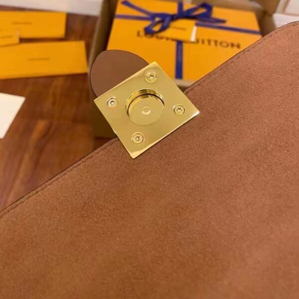 Louis Vuitton LV Women Locky BB Bag Brown Monogram Coated Canvas Smooth Cowhide - Image 8
