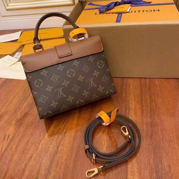 Louis Vuitton LV Women Locky BB Bag Brown Monogram Coated Canvas Smooth Cowhide - Image 4