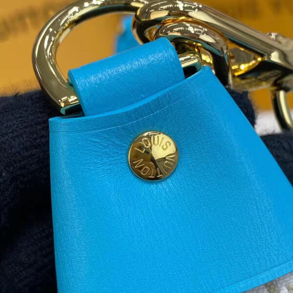 Louis Vuitton LV Women Loop Ecru Blue Since 1854 Jacquard Textile Cowhide Leather - Image 12