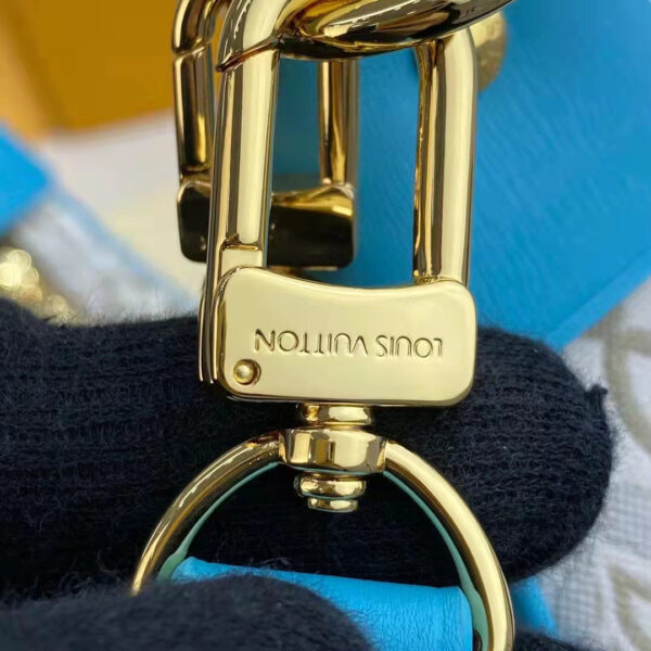 Louis Vuitton LV Women Loop Ecru Blue Since 1854 Jacquard Textile Cowhide Leather - Image 17