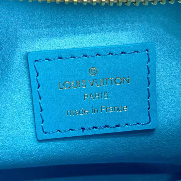 Louis Vuitton LV Women Loop Ecru Blue Since 1854 Jacquard Textile Cowhide Leather - Image 16