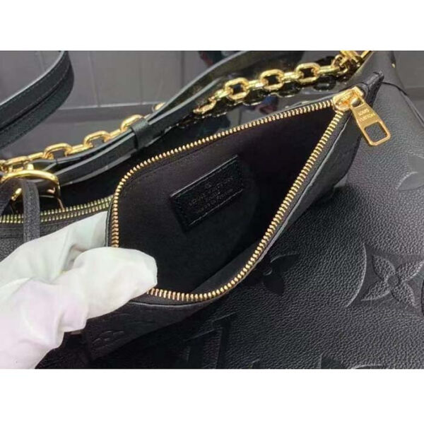Louis Vuitton LV Women Loop Hobo Black Monogram Empreinte Embossed Grained Cowhide Leather - Image 7