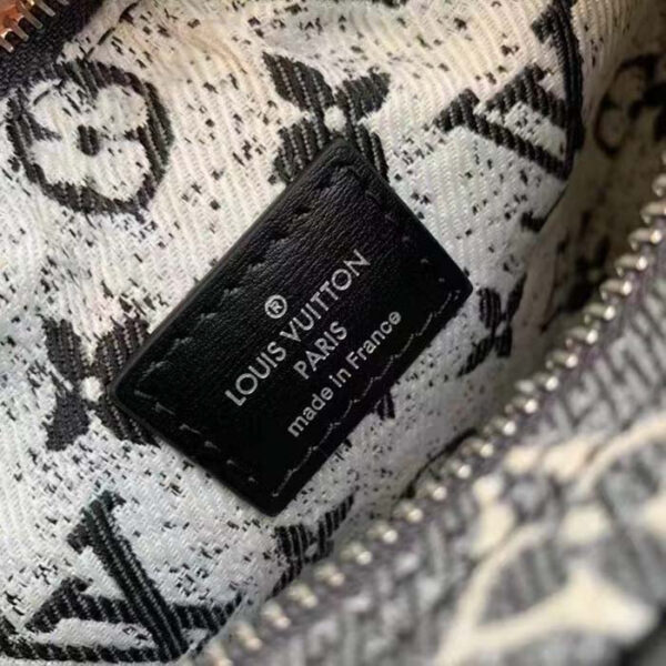 Louis Vuitton LV Women Loop PM Bag Gray Denim Textile Jacquard - Image 13