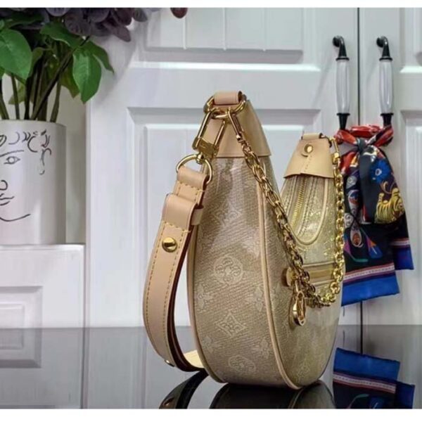 Louis Vuitton LV Women Loop PM Beige Monoglam Coated Canvas Zip Closure - Image 6