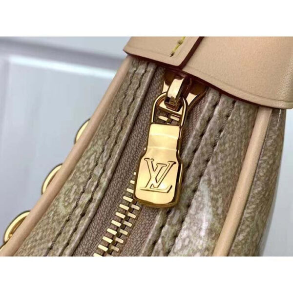 Louis Vuitton LV Women Loop PM Beige Monoglam Coated Canvas Zip Closure - Image 11