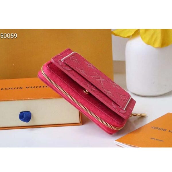 Louis Vuitton LV Women Lou Wallet Fall For You Fuchsia Pink Monogram Coated Canvas - Image 6