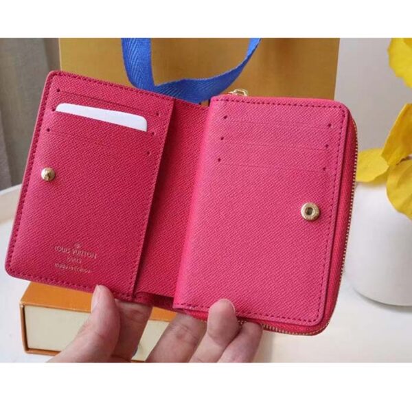 Louis Vuitton LV Women Lou Wallet Fall For You Fuchsia Pink Monogram Coated Canvas - Image 7