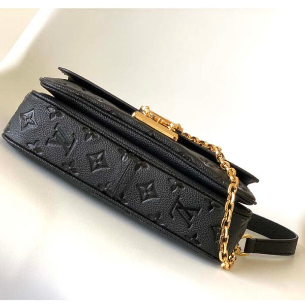 Louis Vuitton LV Women Marceau Black Embossed Grained Cowhide Leather - Image 4
