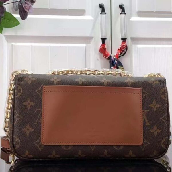 Louis Vuitton LV Women Marceau Brown Monogram Coated Canvas Cowhide Leather - Image 4