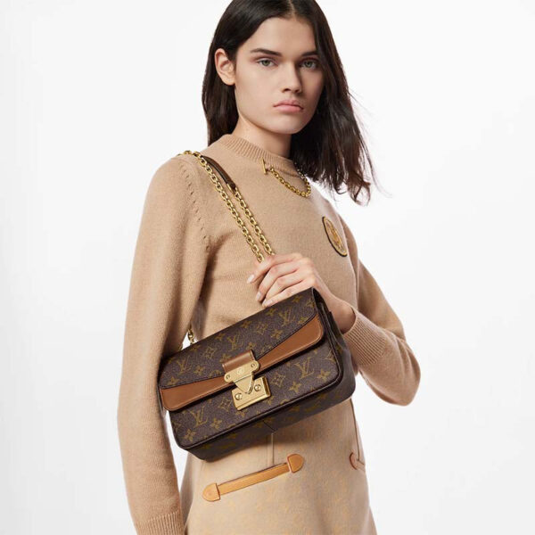 Louis Vuitton LV Women Marceau Brown Monogram Coated Canvas Cowhide Leather - Image 11