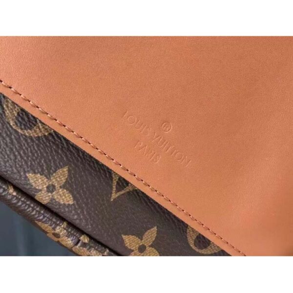 Louis Vuitton LV Women Marceau Brown Monogram Coated Canvas Cowhide Leather - Image 9