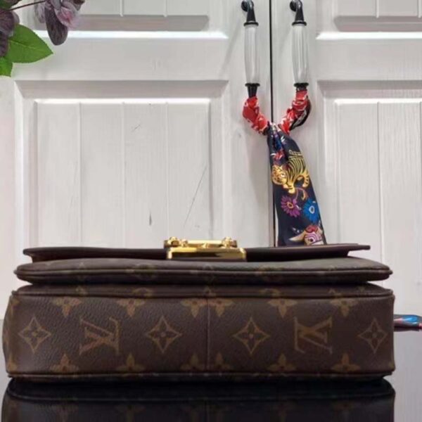 Louis Vuitton LV Women Marceau Brown Monogram Coated Canvas Cowhide Leather - Image 5