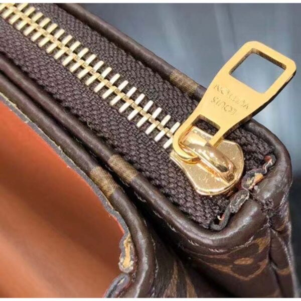 Louis Vuitton LV Women Marceau Brown Monogram Coated Canvas Cowhide Leather - Image 7