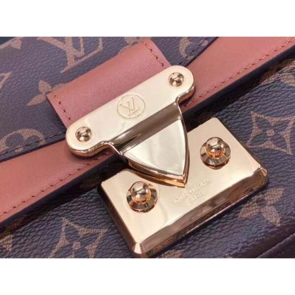 Louis Vuitton LV Women Marceau Brown Monogram Coated Canvas Cowhide Leather - Image 6