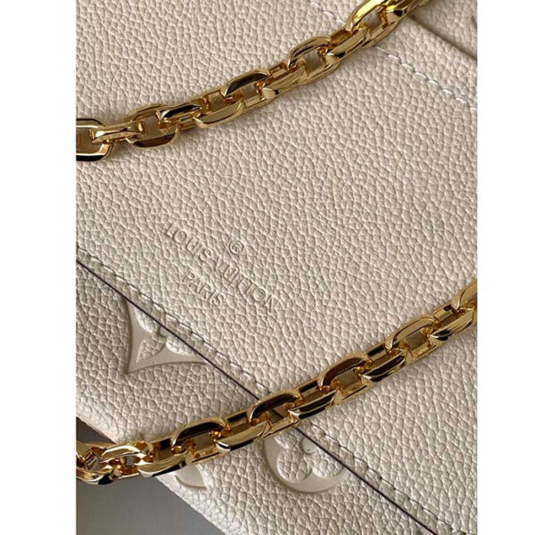 Louis Vuitton LV Women Marceau Dove Gray Embossed Grained Cowhide Leather - Image 9