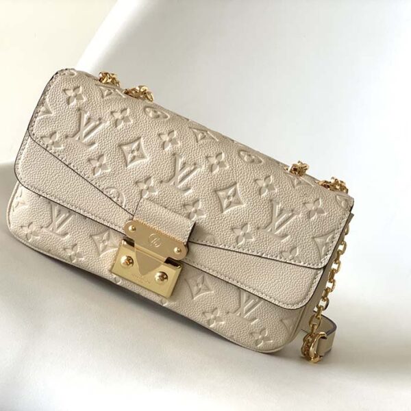 Louis Vuitton LV Women Marceau Dove Gray Embossed Grained Cowhide Leather - Image 2