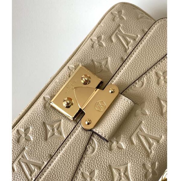 Louis Vuitton LV Women Marceau Dove Gray Embossed Grained Cowhide Leather - Image 7