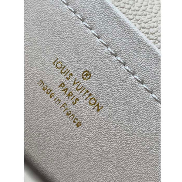 Louis Vuitton LV Women Marceau Dove Gray Embossed Grained Cowhide Leather - Image 10