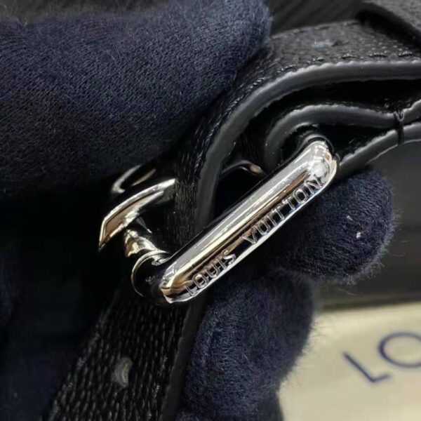 Louis Vuitton LV Women Marelle Handbag Black Epi Grained Cowhide Leather Canvas - Image 13