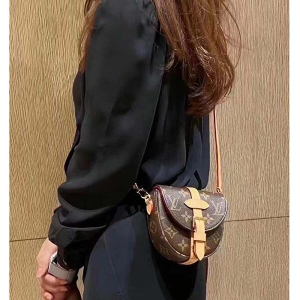Louis Vuitton LV Women Micro Chantilly Monogram Coated Canvas Natural Cowhide Leather - Image 8