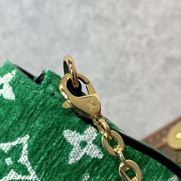 Louis Vuitton LV Women Micro Métis Bag Green Monogram Jacquard Velvet - Image 8
