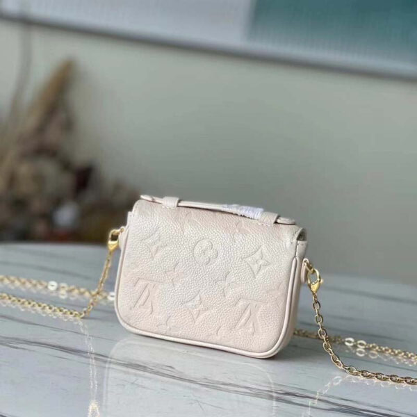 Louis Vuitton LV Women Micro Métis Beige Monogram Empreinte Embossed Supple Grained Cowhide - Image 5