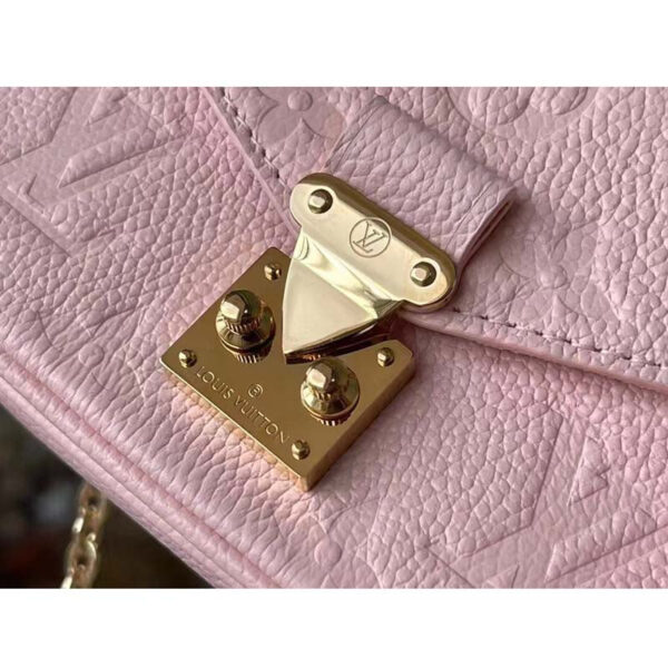Louis Vuitton LV Women Micro Métis Pink Monogram Empreinte Embossed Supple Grained Cowhide - Image 7