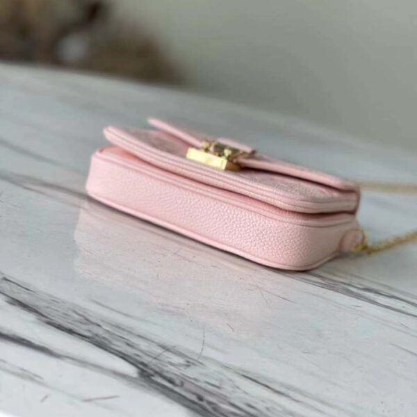Louis Vuitton LV Women Micro Métis Pink Monogram Empreinte Embossed Supple Grained Cowhide - Image 3