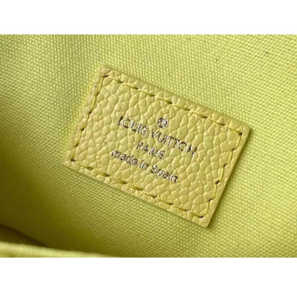Louis Vuitton LV Women Micro Métis Yellow Monogram Empreinte Embossed Supple Grained Cowhide - Image 10