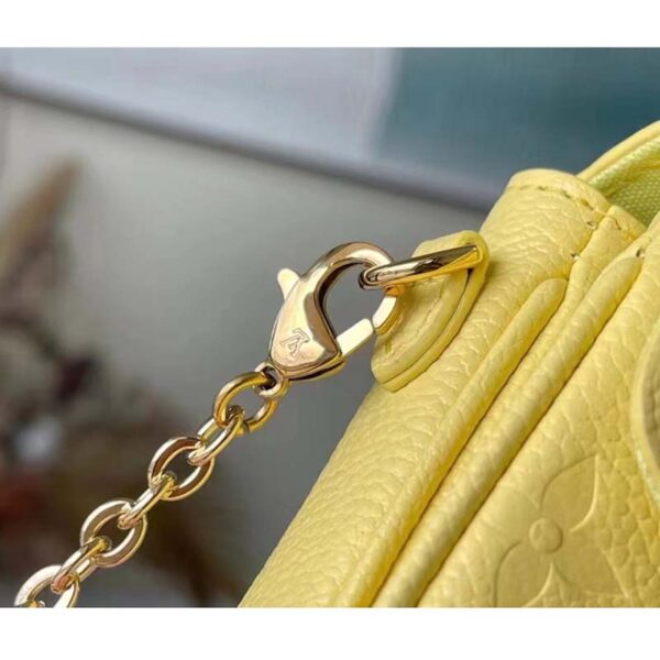 Louis Vuitton LV Women Micro Métis Yellow Monogram Empreinte Embossed Supple Grained Cowhide - Image 9