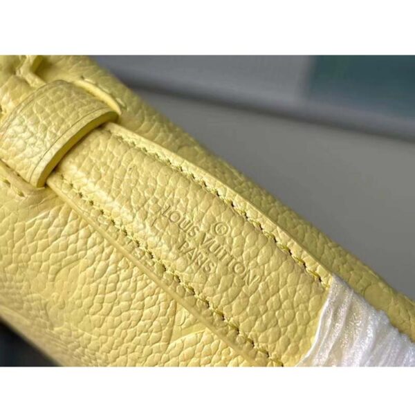 Louis Vuitton LV Women Micro Métis Yellow Monogram Empreinte Embossed Supple Grained Cowhide - Image 8