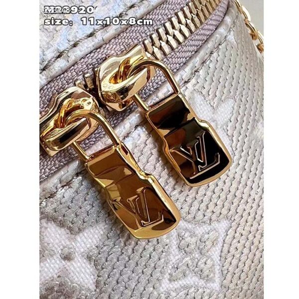 Louis Vuitton LV Women Micro Vanity Beige Monogram Coated Canvas Microfiber Lining - Image 8