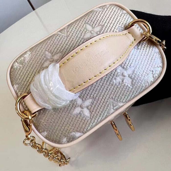 Louis Vuitton LV Women Micro Vanity Beige Monogram Coated Canvas Microfiber Lining - Image 7