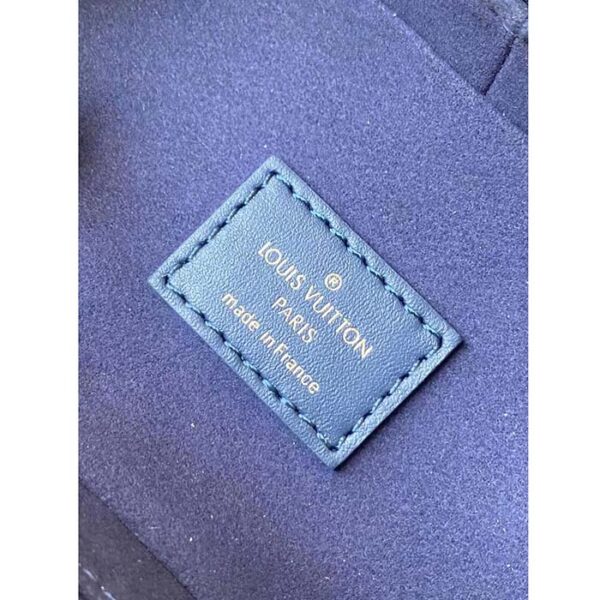 Louis Vuitton LV Women Micro Vanity Blue Monoglam Coated Canvas Microfiber Lining - Image 10