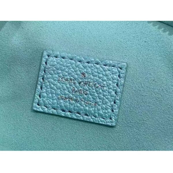Louis Vuitton LV Women Micro Vanity Blue Monogram Empreinte Embossed Supple Grained Cowhide Leather - Image 10