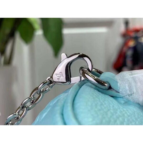 Louis Vuitton LV Women Micro Vanity Blue Monogram Empreinte Embossed Supple Grained Cowhide Leather - Image 9